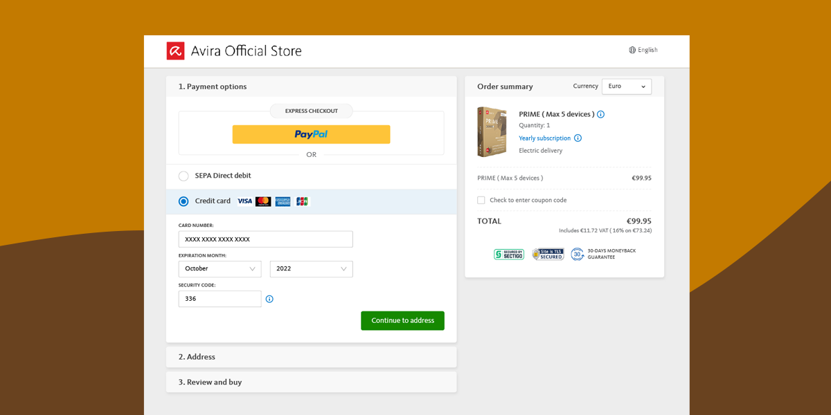 Avira Checkout