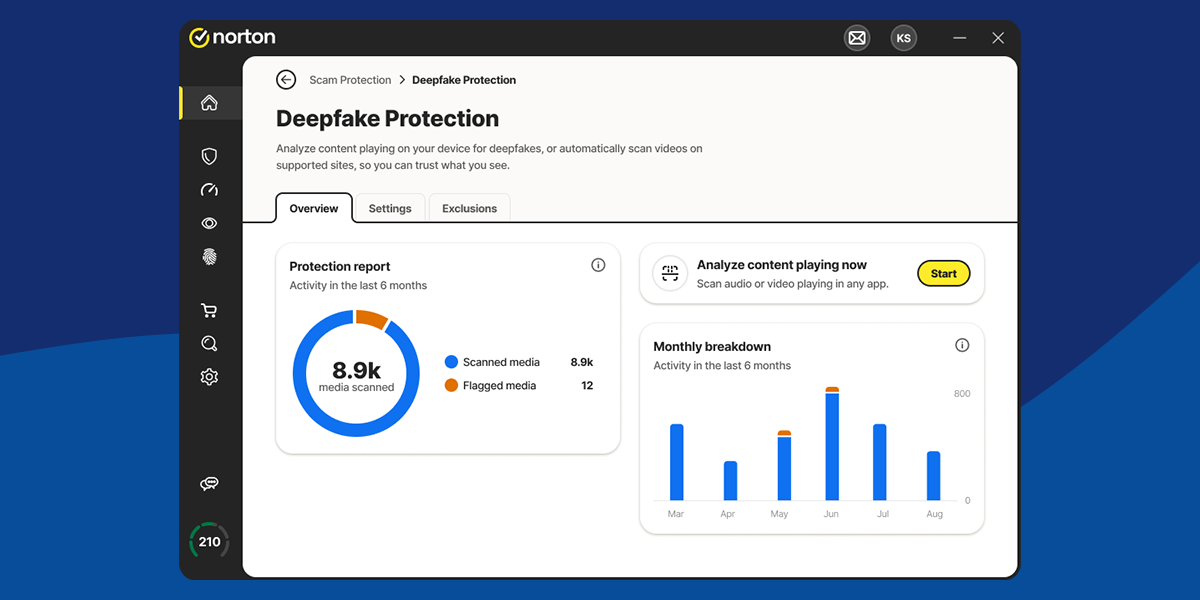 Norton Deepfake AI Protection